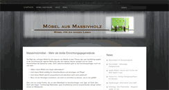 Desktop Screenshot of moebel-aus-massivholz.de