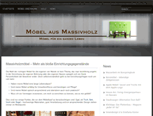 Tablet Screenshot of moebel-aus-massivholz.de